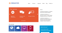 Desktop Screenshot of codemastersintl.com